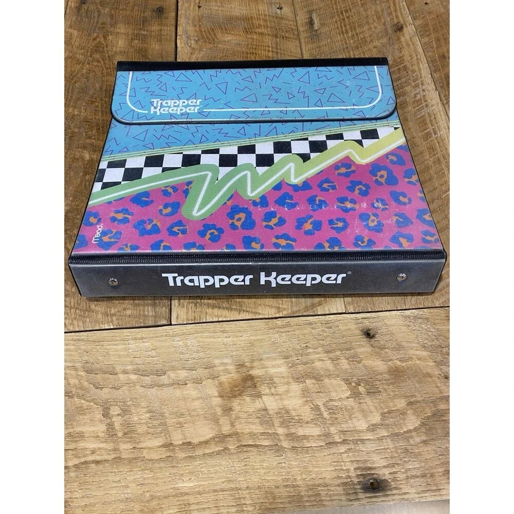 Trapper Keeper Binder Retro Portfolio Folder Retro 1990’s Vintage Style